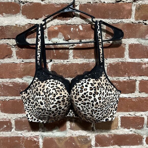 Cacique Underwire Animal Print Bra Size 42DD Cheetah - Picture 1 of 3